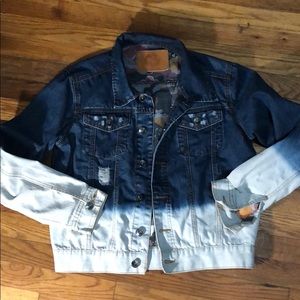 One of one Custom Jean Jacket